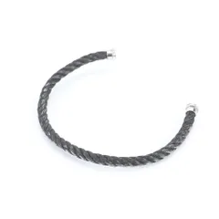 FRED フレッド フォース10 スチールケーブル 17 アクセサリー ブレスレット ブラック 黒 メンズ レディース RWM DU28-1【中古】のサムネイル