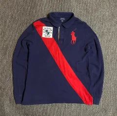 ポロ ラルフローレン ロングスリーブ ポロシャツ XL