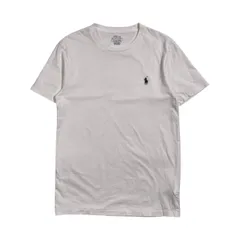 POLO RALPH LAUREN ポロ ラルフローレン カスタムスリムフィット ワンポイント 半袖 Tシャツ S /ホワイト系 メンズ