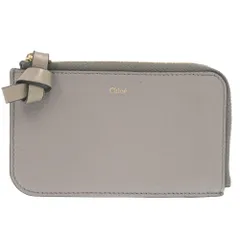 クロエ フラグメントケース レザー グレー カードケース コインケース 0400 Chloeのサムネイル