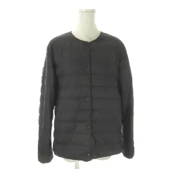 ユニクロ UNIQLO ULTRA LIGHT DOWN ダウンジャケット 上着 XXL 黒 ブラック ノーカラー 長袖 /AO22 ■GY99