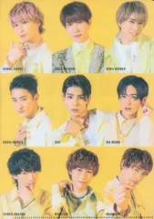 Snow Man HELLO HELLO特典 集合 クリアファイル*黄背景