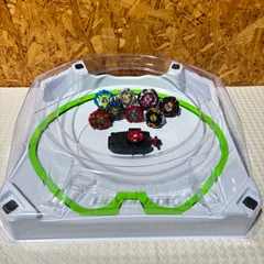 TAKARA TOMY タカラトミー エクストリーム スタジアム 白 緑 ベイブレード X ベイブレード 8個 セット