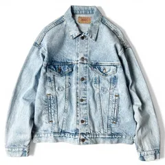 80s USA製 Levis 71507 0219 デニム ジャケット L / 80年代 アメリカ製 ビンテージ リーバイス ポケット付き 70506 70505