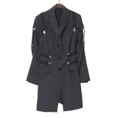 D&G ディーアンドジー コート サイズ26/40 ストライプ チェスターコート イタリア製 ブランド古着【中古】20260409/RA8778のサムネイル