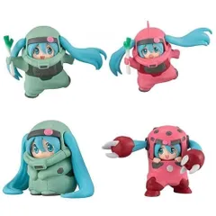 ガンダム×初音ミク フィギュアコレクション 全4種セット フルコンプ BANDAI カプセルトイ コラボ GUNDAM×MIKU ガチャ コンプリート