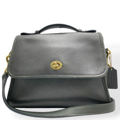 極美品 COACH オールドコーチ 9106 トートバッグ イタリア製 ブラック