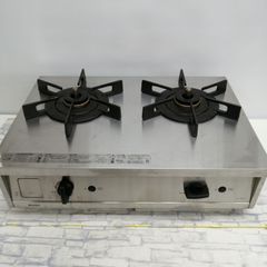 ステンレス製 2バーナー ガスコンロ 55×22×20cm - メルカリ