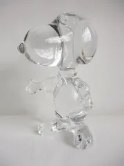 バカラ Baccarat クリスタルガラス スヌーピー SNOOPY フィギュリン