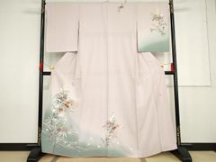 正絹 丹後ちりめん 未仕立て 反物 共八掛 訪問着 ハナミズキ - メルカリ