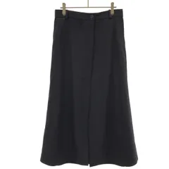 CELINE セリーヌ センタースリットウールスカート 2 2Q92/5467 ダークネイビー 38のサムネイル