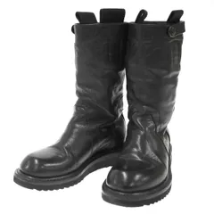 Rick Owens リックオウエンス レザーペコスブーツ  ブラック --のサムネイル
