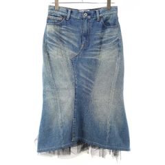 sacai サカイ 19AW レースプリーツドッキングニットカーディガン 19-04310 ブラック 1 sacai サカイ 19AW レースプリーツドッキングニットカーディガン 19