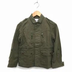 B&Y ユナイテッドアローズ BEAUTY&YOUTH ビューティー&ユース ミリタリー ジャケット アウター ステンカラー コットン 綿 S カーキ /NT19