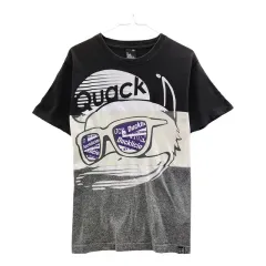 B ONE SOUL オールドスクール キッチ プリンティング ブラック 半袖 Tシャツ M