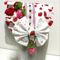 strawberry いちご畑ヘッドドレス♡ロリータ・甘ロリ**