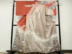 平和屋着物●訪問着　作家物　辻が花　絞り　暈し染め　正絹　逸品　CABF3422ut