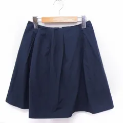 フリーズフレーズ FREE'S PHRASE スカート ギャザー ミニ 無地 シンプル S ネイビー 紺 /FT9