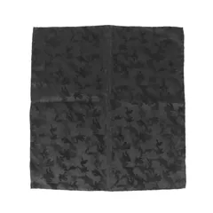 LOUIS VUITTON ルイヴィトン | ヴァージル・アブロー期 | 2020年製 カモフラージュ柄 シルク ハンカチーフ | MR0230 / MP2705 | ブラック 黒 | ブランド ファッション アイテム【メンズ】【中古】