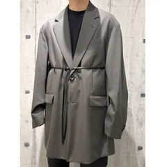 ssstein ST347-1 Long Tailored Jacketオーバーサイズウールジャケットコート 8069000144048のサムネイル