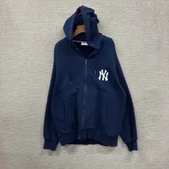 MLB ニューヨーク・ヤンキース プリンティング ジップアップフーディー 100 A08858