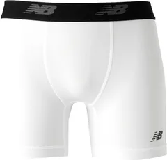 ニューバランス New Balance サッカー ジュニアストレッチインナーロングパンツ キッズ 子供 ズボン ボトム ウエストゴム フィット 安定 ソフトな肌触り マイクロファイバー ロゴ入りバンド 小学生  JJPF7386 WT ホワイト