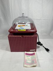 新品未使用【レトロ】象印 ワインレッド電気保温蒸し器 EAA-005 - メルカリ