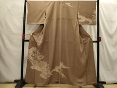 平和屋着物●結城紬　100亀甲　風景花文　正絹　逸品　未使用　AABH0609fy 平和屋着物○結城紬 100亀甲 吉祥花文 正絹 逸品 CAAR8393vf - メルカリ