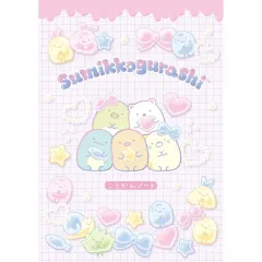 【新品】ノート・メモ帳 A柄(ピンク) B6交換ノート 「すみっコぐらし」