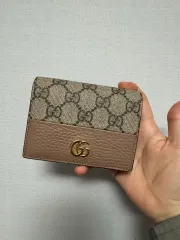 グッチ GG マーモント カードケース 二つ折り財布 ピンク
