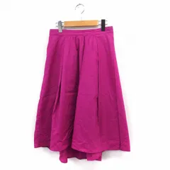 N.Natural Beauty Basic N.ナチュラルビューティーベーシック スカート フレア ギャザー テールカット 膝下丈 シンプル M ピンク /ST10