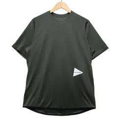 AND WANDER アンドワンダー 574-1964011 ドライジャージーラグランショートスリーブ 半袖Ｔシャツ チャコール サイズ4 正規品 / 54599のサムネイル