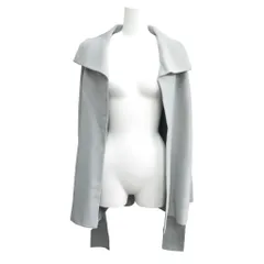 アドルフォドミンゲス ADOLFO DOMINGUEZ 美品 ロングカーディガン ニットジャケット ストレッチ S グレー系のサムネイル