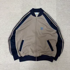 80s adidas トラックジャケット ブラウン