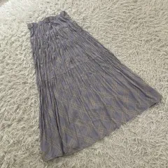 UNIQLO × INES DE LA FRESSANGE PARIS ユニクロ イネス・ド・ラ・フレサンジュ ツイストプリーツロングスカート 222-435960 春夏 レディースMサイズ