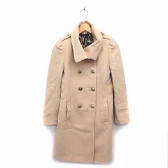 デュラスアンビエント DURAS ambient ステンカラー コート アウター ミドル ウール混 ダブル スリット 1 ベージュ /NT30