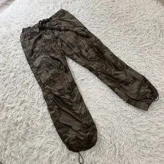 UNIQLO ユニクロ  カモフラ ウォームイージーパンツ フリース裏起毛 撥水加工 暖パン メンズMサイズ