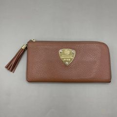 ATAO L字ファスナー 長財布 ブラウン スリモ・ケリー エルトープ
