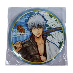 銀魂 ナンジャタウン景品テレビアニメ再開 デカスタンド缶バッジ 坂田