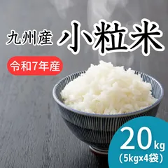 小粒米20kg(5kg×4) 《令和7年産》九州産 雑炊 米粉 パンお菓子作り コスパ米 お買い得 お米 九州産 安い 訳あり 精米 白米 くず米 色彩選別 ブレンド米《送料無料※一部地域除く》のサムネイル