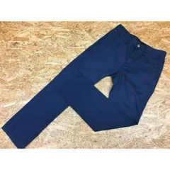 【中古】[印象BC] RAGEBLUE レイジブルー メンズ Sサイズ ネイビー 紺 ポリエステル×綿 パンツ Dリング付き サイドアジャスターベルト 無地 ジップフライのサムネイル