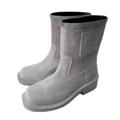 未使用品 MM6 Maison Margiela Trunk 36 S059-MM6 SHOES AVP レザー ブーツ ペイント 36 ホワイト S66WU0068のサムネイル