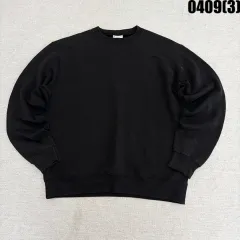 L Champion 黒 無地 スウェット Tシャツ 0409(4)