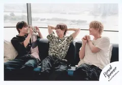 【中古】生写真(STARTO) HiHi Jets・美 少年/井上瑞稀・作間龍斗・浮所飛貴/横型・膝上/New York Photo Diary “Eternal Summer”オリジナルフォト/公式生写真