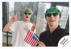 【中古】生写真(STARTO) HiHi Jets・美 少年/作間龍斗・浮所飛貴/横型・上半身/New York Photo Diary “Eternal Summer”オリジナルフォト/公式生写真