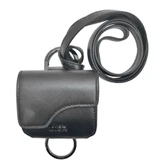 未使用品 Christian Dior クリスチャン ディオール エアーポッズケース ディオールロゴ Saddle フラップ イヤフォンケース AirPods レザー メンズ レディース ブラックのサムネイル