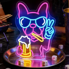 ネオンLEDライトUSB給電、リビングの壁掛け装飾雰囲気誕生日プレゼントや祝日プレゼントクリスマスプレゼントパーティー装飾を作る (ビールバヶット) 送料無料 82a6c9b2