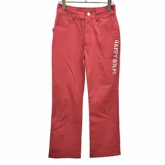 【中古】[印象A] TIGORA ティゴラ パンツ レディース 5 XS SS レッド 赤 ポリエステル×綿×ポリウレタン HAPPY GOLF ゴルフ 少しフレア ジップフライのサムネイル