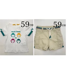 ap9523 ap9549 オバイビ パンツ Tシャツ 2点セットのサムネイル