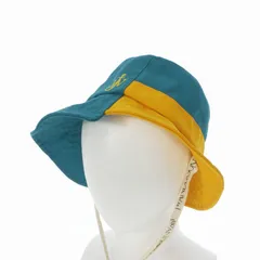 ジェイダブリューアンダーソン JWアンダーソン J.W.ANDERSON ASYMMETRIC BUCKET HAT バケットハット 帽子 60 ブルー/イエロー AC0101FA0040861 国内正規